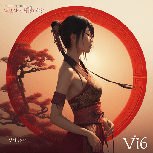 AI generated: delicious, epic, oriental asien, ambient music, album art - V6
