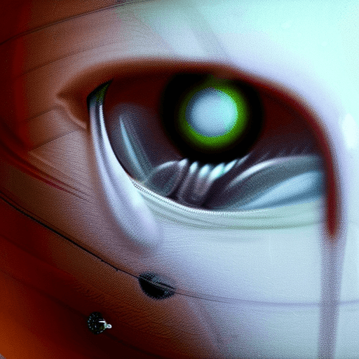 AI generated: an eye caught in a water drop, in the style of cryengine, pegi nicol macleod, realistic genre scenes...