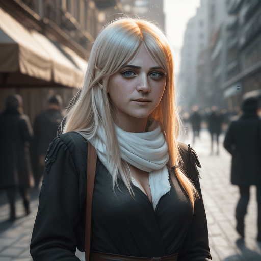 AI generated: [цвет и марка машины] on the street, shot at close range with a Zeiss Otus 55mm f/1.4 Lens, lit by d...