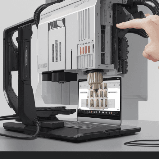 AI generated: One screw image for online store