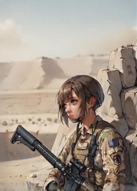 American soldier uniform (Pony XL)