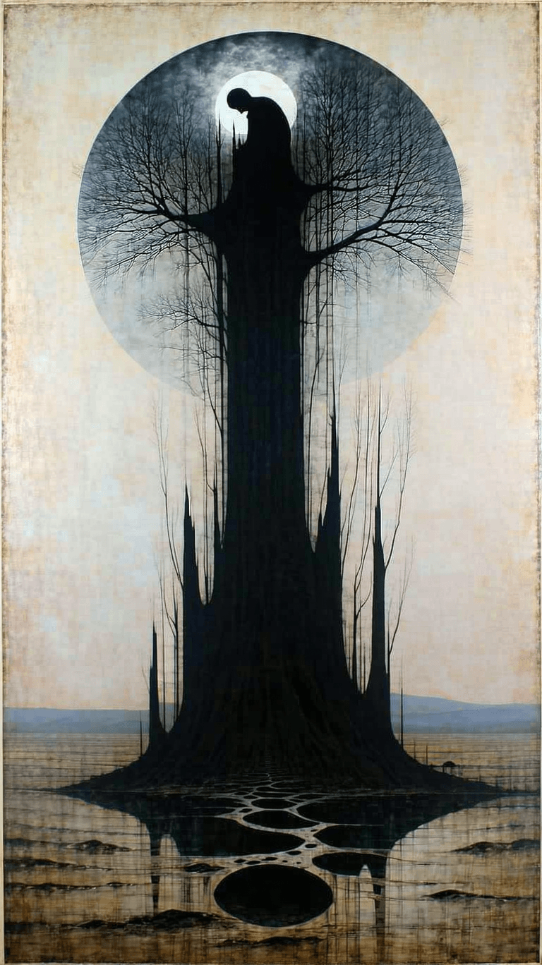 AI generated: /artprompt Sci-fi, surreal imagery, unsettling, macabre, haunting, (cinematic shot:1.2), (Remedios V...
