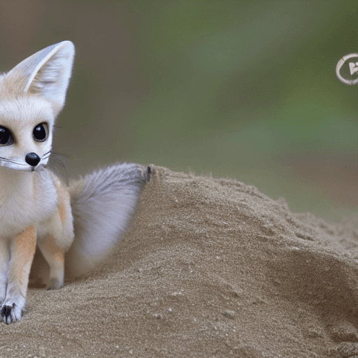 AI generated: cute fennec fox cub, perfect fox, beautiful character design, cute, beautiful perfect face, perceft ...