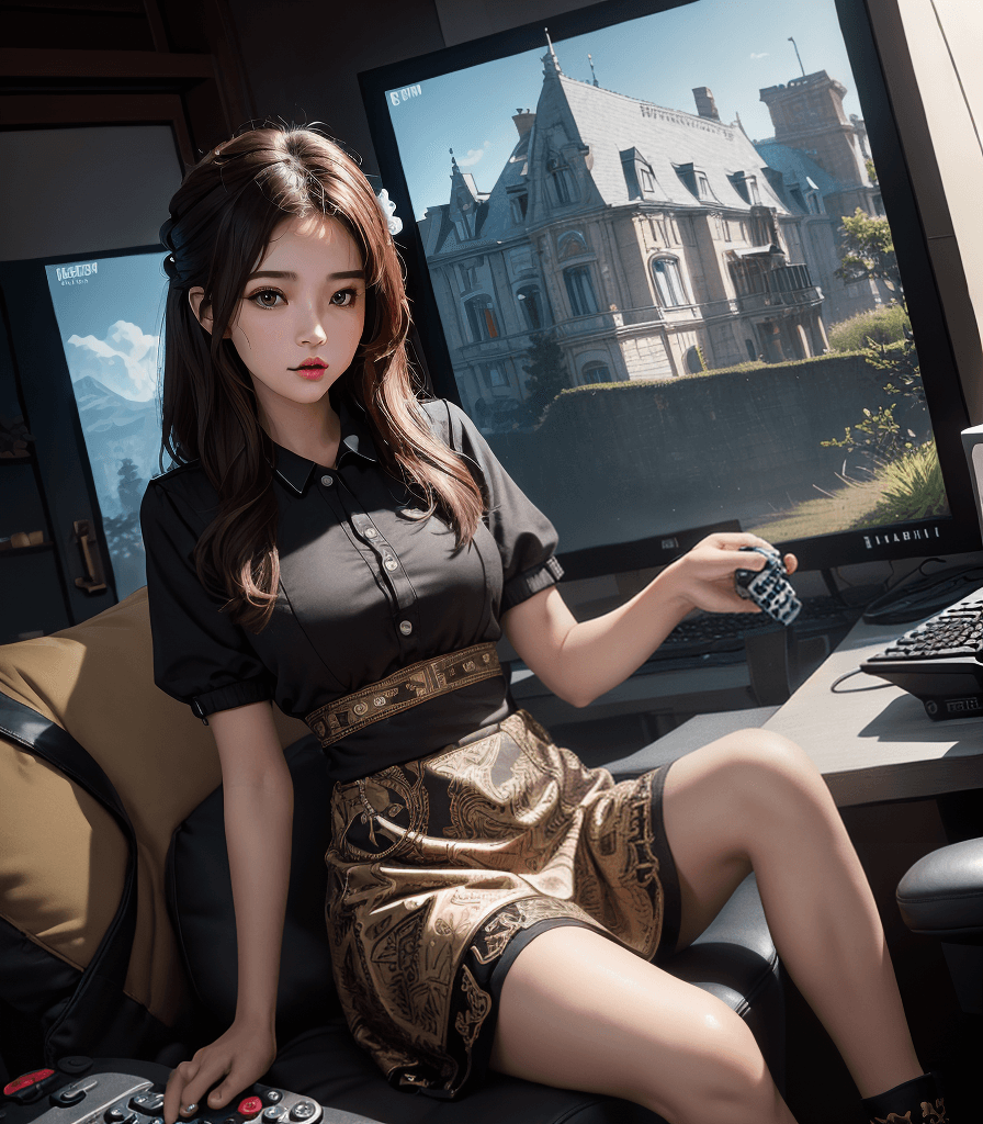 AI generated: ((masterpiece)), (best quality:1. 4), detailed image, intricately detailed, 64k, 1girl, best brown h...