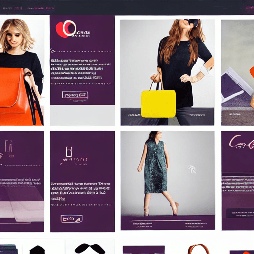 AI generated: Hand Bag sales website, ui, ux, front page, e-commercer