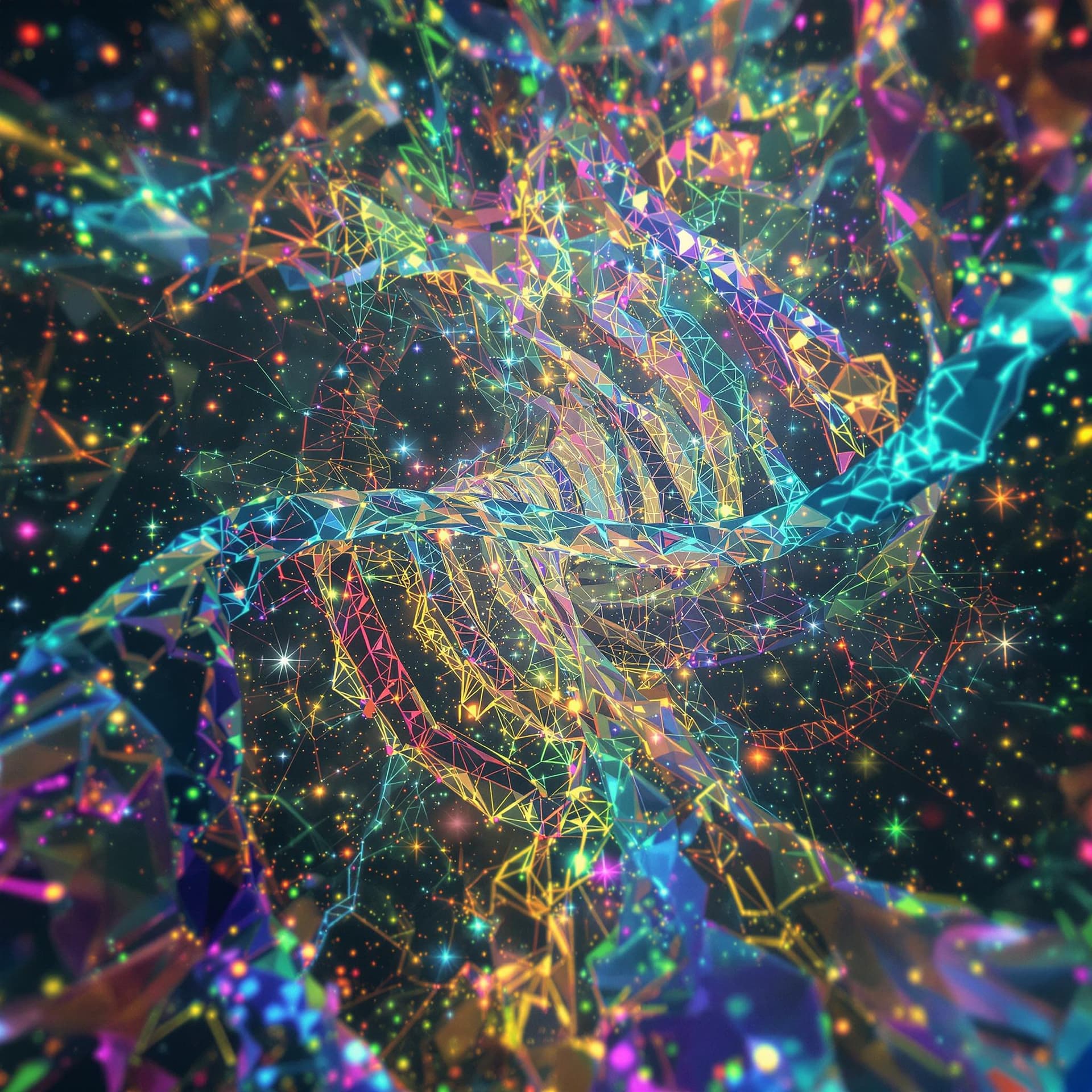 AI generated: An LSD experience within your DNA, unveiling all individuals contributed to your existence. You are ...