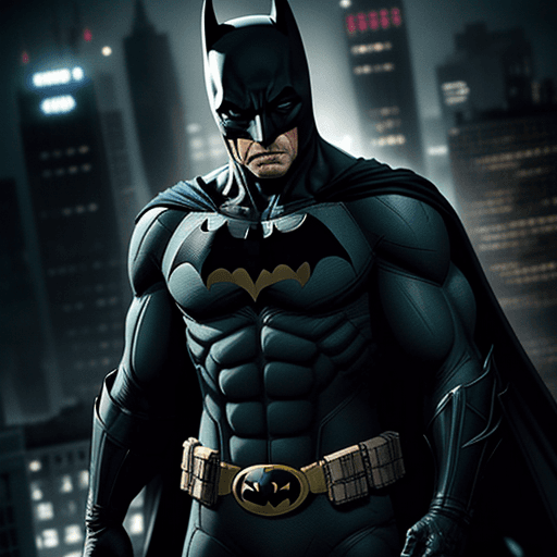 AI generated: Batman in marvel, 4 k,ultra HD 