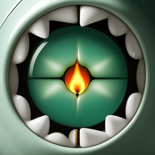 AI generated: Close-up of face of Joint lite up by green fire, Masterpiece, 8k, UHD