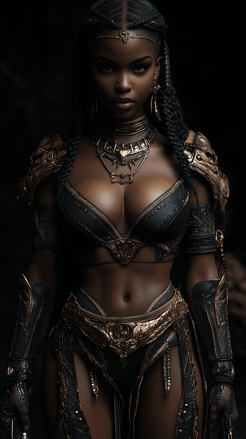 AI generated: Shadow Girl