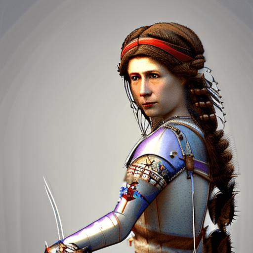 AI generated: High Definition Photo of a ultra realistic Medieval female named Gali Asquith, an Archer