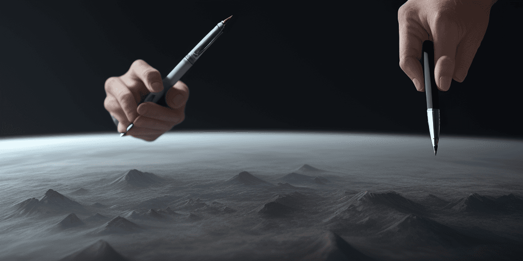 AI generated: A man who cannot find his pen where he dropped it , reality , 8k , hd , simulation world , fantastic...