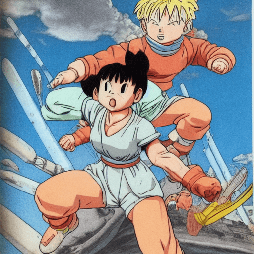 AI generated: toriyama akira, toriyama_akira_3, bulma
