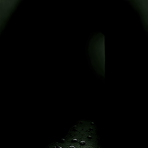 AI generated: dark crawling passage
