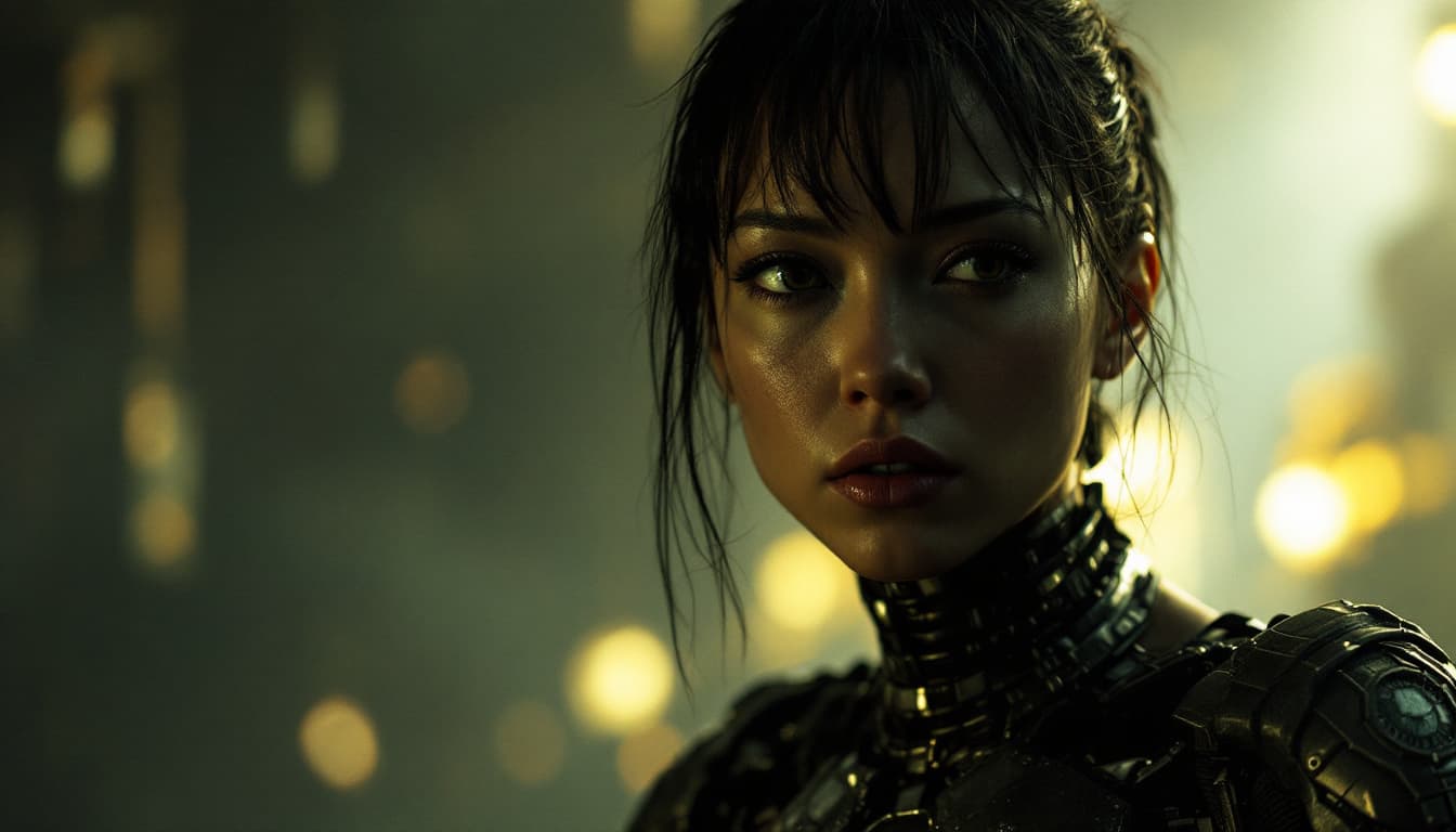AI generated: nekogirl, neill blomkamp, district 9, Cinemascope