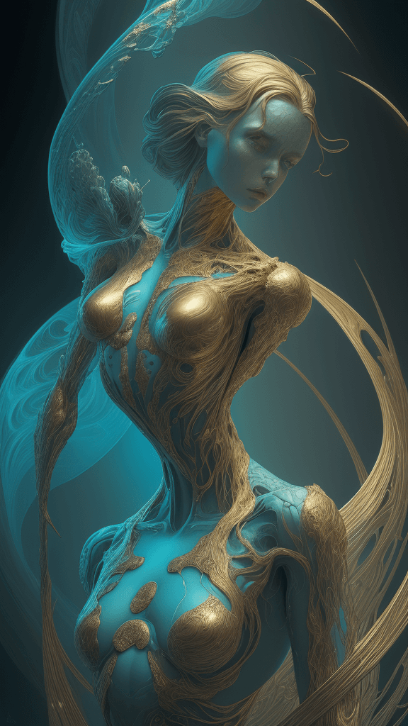 AI generated: visual fiction / visual artist / illustrator, christiano v, in the style of franciszek starowieyski,...