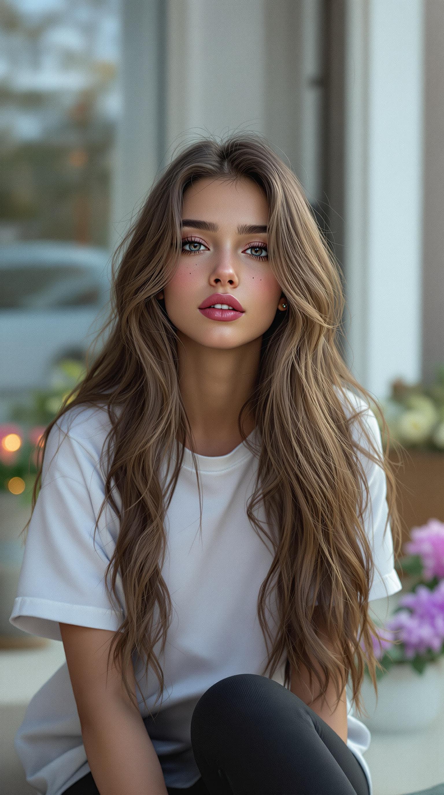AI generated: djrny-v4 style, score_13, score_28_up, score_37_up, a professional photo of a the beautiful tween gi...