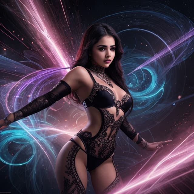 AI generated: League of Legends Splash Art, contest winner, delicate, Highres, Mandala, lots of details, dripping ...