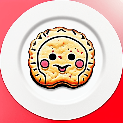 AI generated: Dibujo para colorear de una empanada de maíz gigante