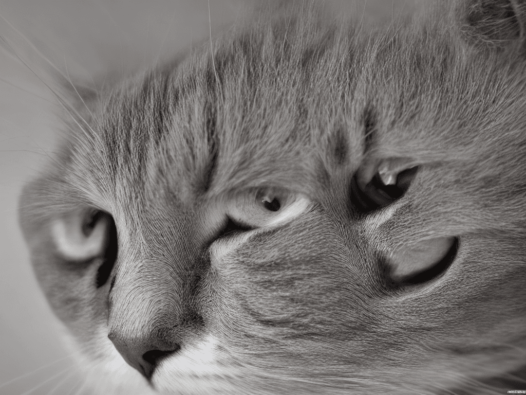 AI generated: A 35mm photography of a highly detailed cat, full size, day time, macro, focus, photorealistic, cine...