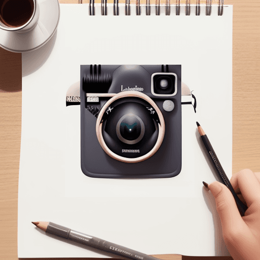 AI generated: draw instagram logo 
