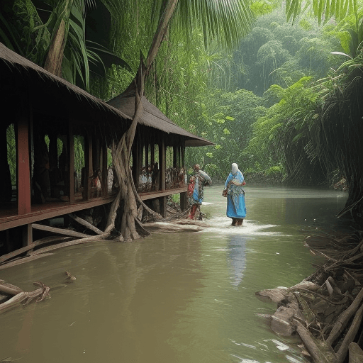 AI generated: Berkelah di Sungai Congkak: Pengalaman Rekreasi Bersama Keluarga