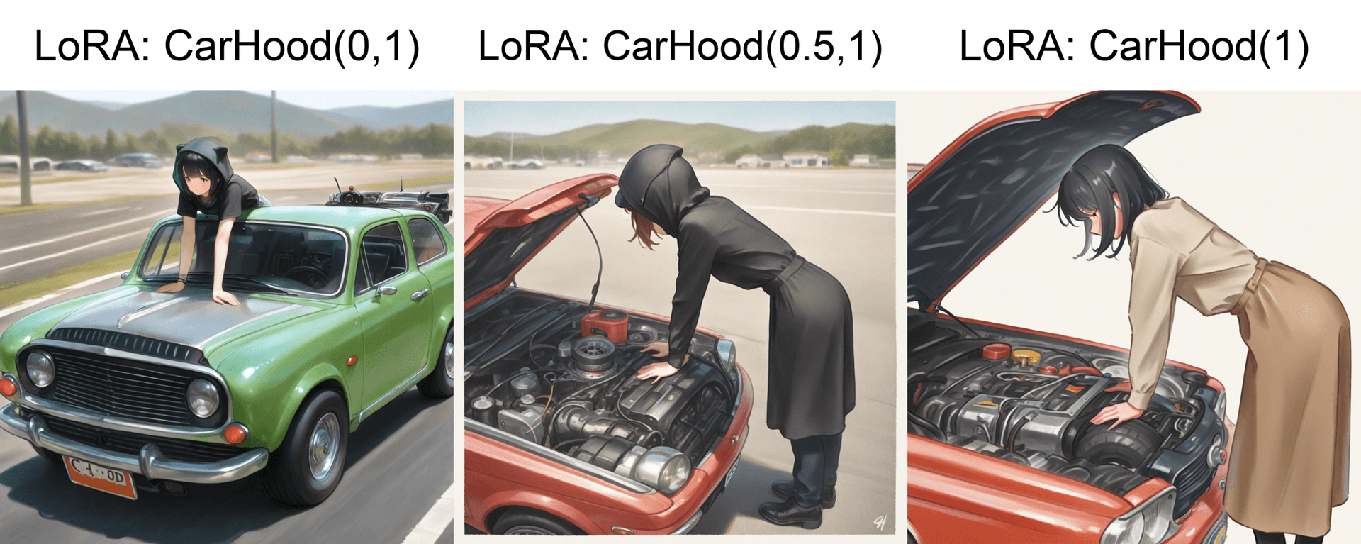 Open Car Hood