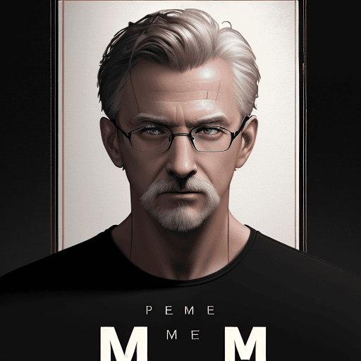AI generated:  premium book cover design, written "I M ME", 2K, 4K