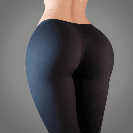 AI generated: 1 girl in tight leggings