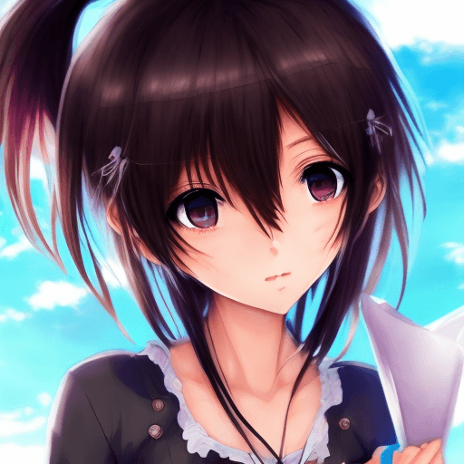 AI generated: Anime girl