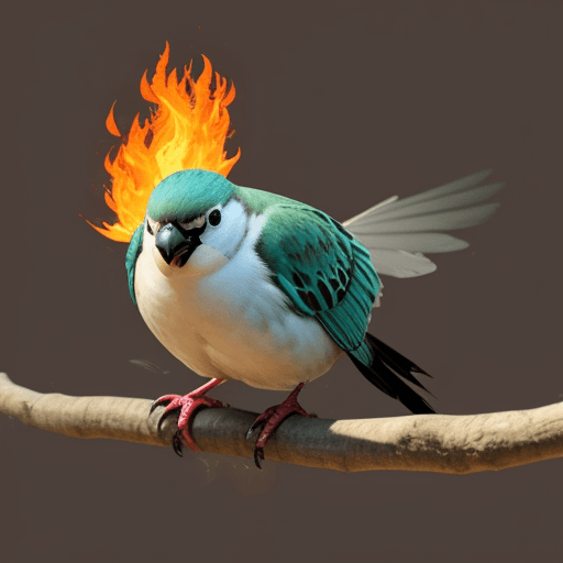AI generated: 🐦 🔥