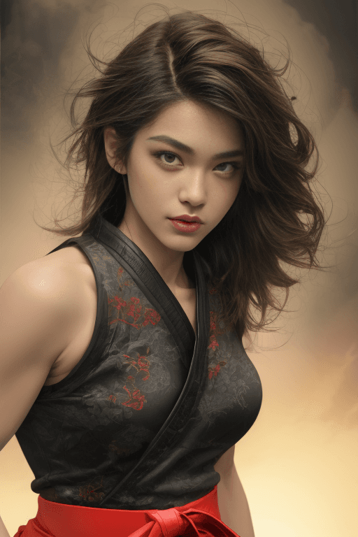 AI generated: outside:1.5,1girl,is (practicing Taekwondo:1.5) at (Changdeokgung:1.5),(korean: 0.4, Celtic,:0.3, Ro...