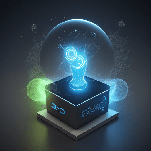 AI generated: 3D Illustration, dreaming, Dreams come true, particle effects, sense of technology, With the words s...