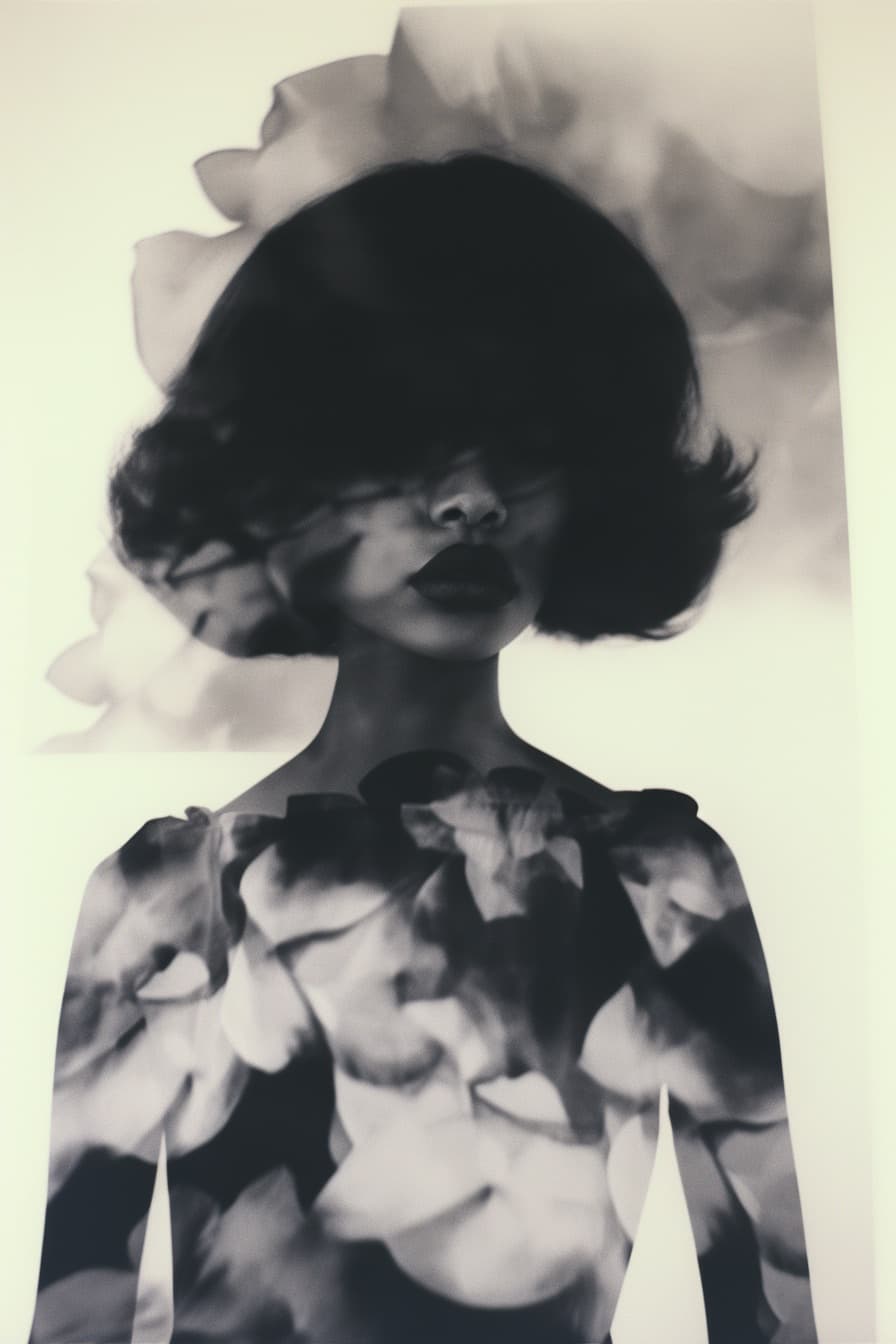 AI generated: Smoke and mirrors, [Grandpa from the village, happy, village vibes], Surrealist pop art, 1970s,Doubl...