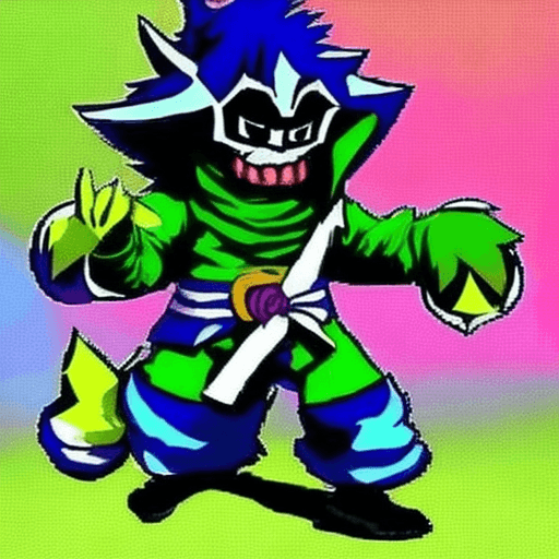 AI generated: Ralsei,deltarune, furry,cute,with taekwondo suit 