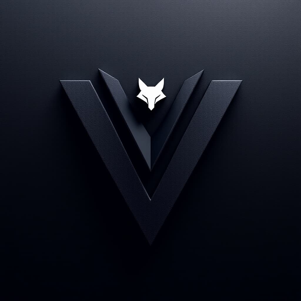 AI generated: create a logo for MAV TRADING SERVICES, which should be made characterical, like an V (which stand f...