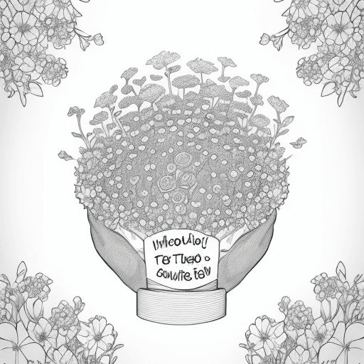 AI generated: the word shit surrounded by flowers and leaves, a detailed drawing by Silvia Dimitrova, shutterstock...