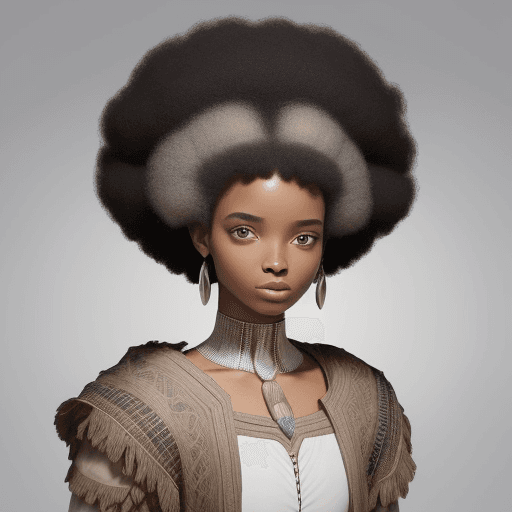 AI generated: Une personne âgée afro-américaine : Une personne d'origine africaine ou afro-américaine avec des che...