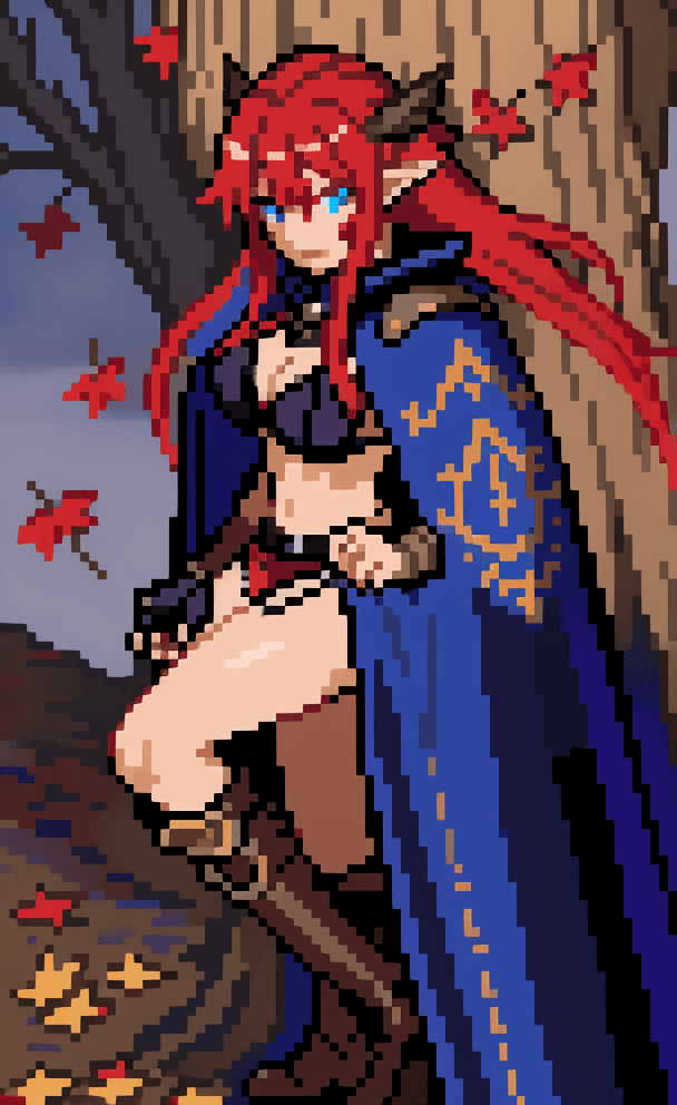 AI generated: <lora:pk_trainer768_V1:0.5> 8k pinup of the most tired hedge knight in the world, ((extreme close up...