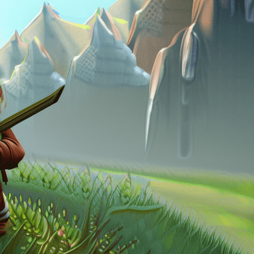 AI generated: A male halfling druid wearing plant-inspired clothing and smiling, mid shot, dungeons and dragons, f...