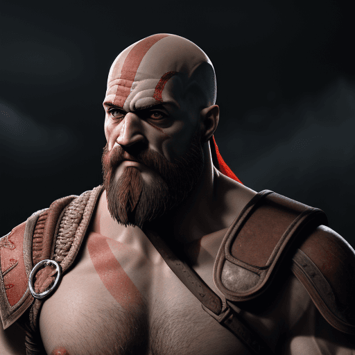 AI generated: Kratos from USSR, 4k , ultra HD 