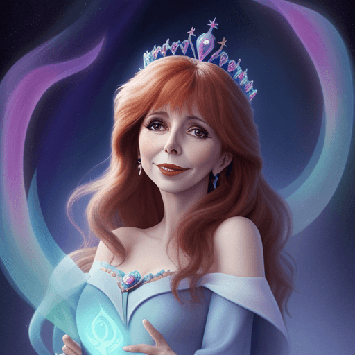 AI generated: Cristina Fernandez de kIRCHNER as Aurora, from sleepy beauty Disney Style