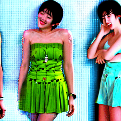 AI generated: threesome,(naked:1.5),(inner pussy:1.1), (aegyo sal:1),(full body),(kpop idol:1.2), (puffy eyes),pin...