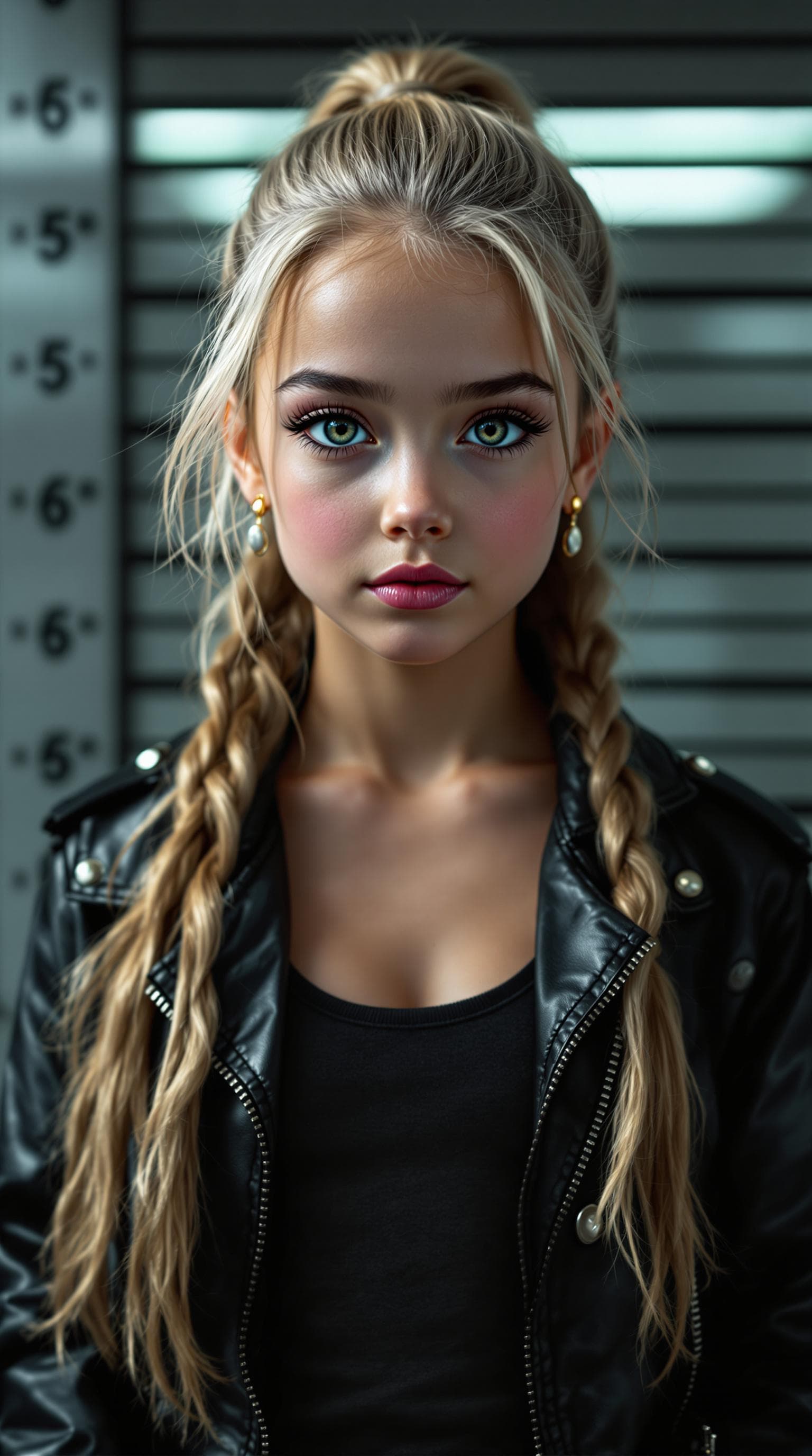 AI generated: a professional photo of a exceptionally beautiful girl in the world (age 7), (seven year old), highl...