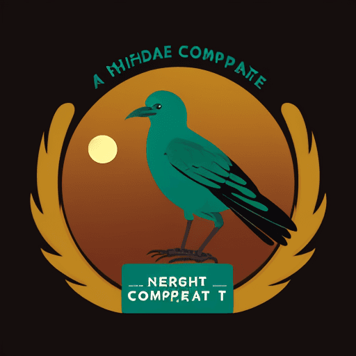 AI generated: a logo for the night bird compagnie