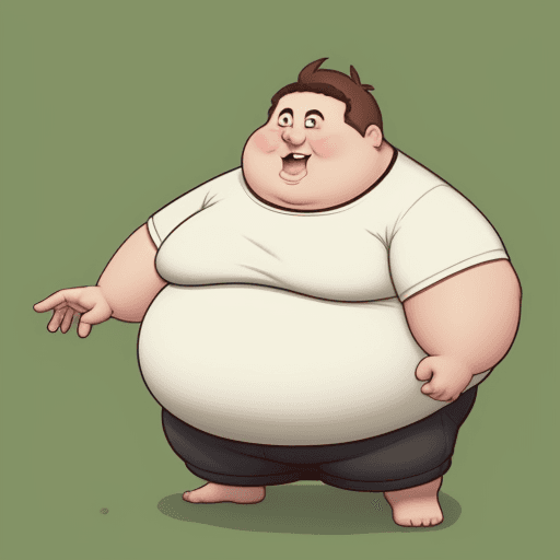 AI generated: a fat retard