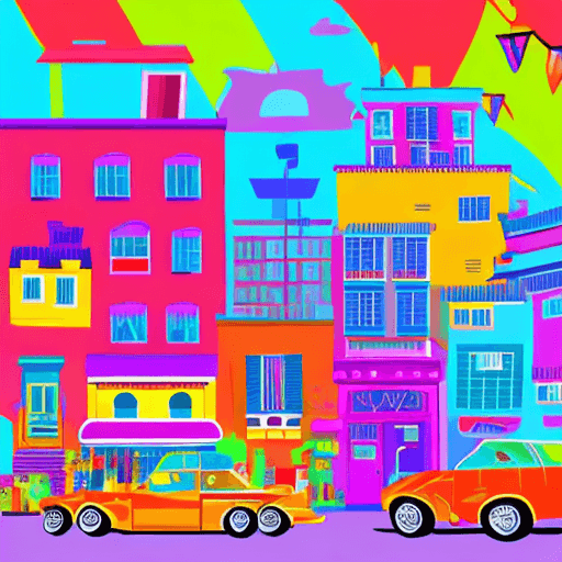 AI generated: vibrant scenes, Punchy Vector,  --ar 3:2 --hd 6 