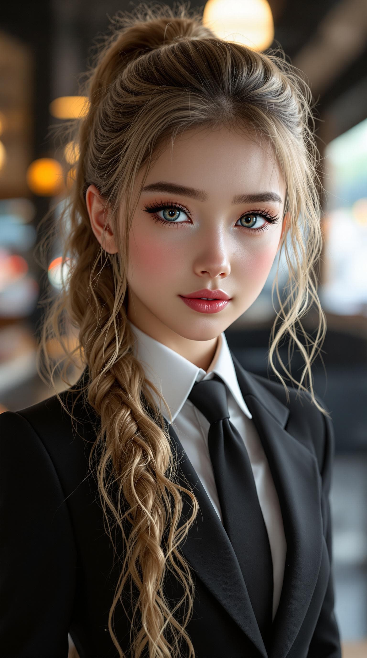 AI generated: a professional photo of a exceptionally beautiful girl in the world (age 9), (nine year old) U.S.A g...