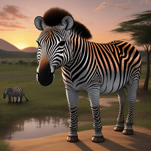 AI generated: zavanna with a sunset. Aniamals around are: zebra, elephants and lions

Ultra realistic