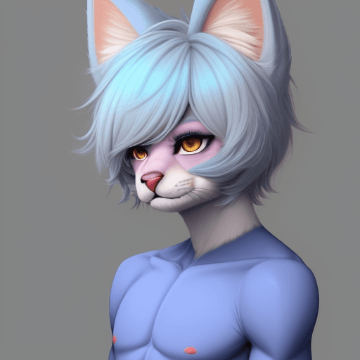 AI generated: A boy in a femboy furry