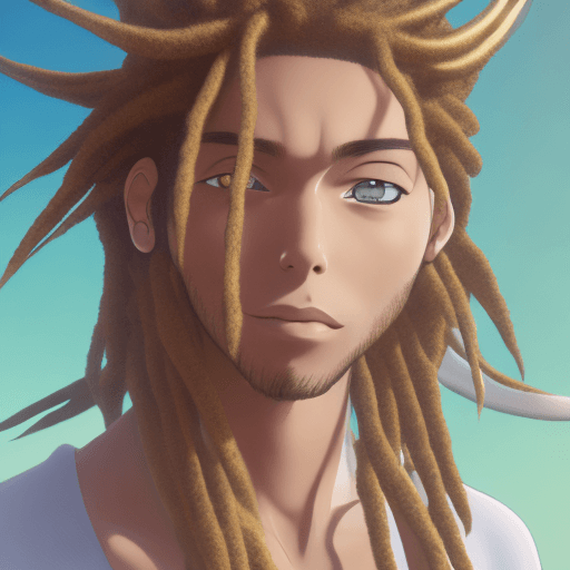 AI generated: Michael the arc angel with dred locks, anime style, 8k


